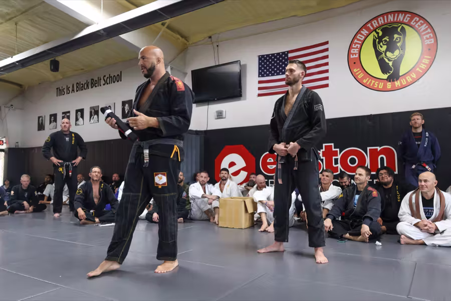 A belt promotion at Easton
