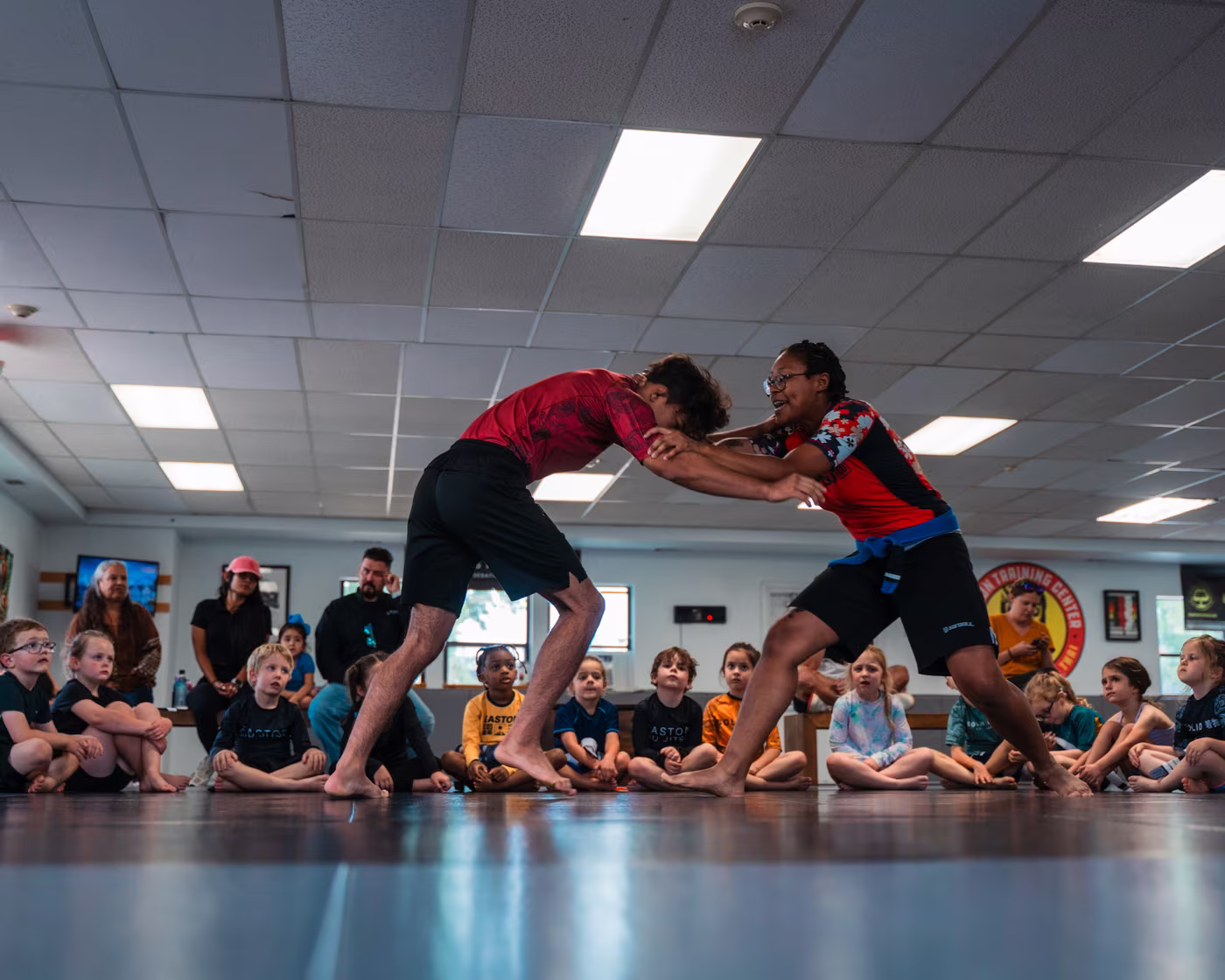 Little Tigers no-gi jiu jitsu class