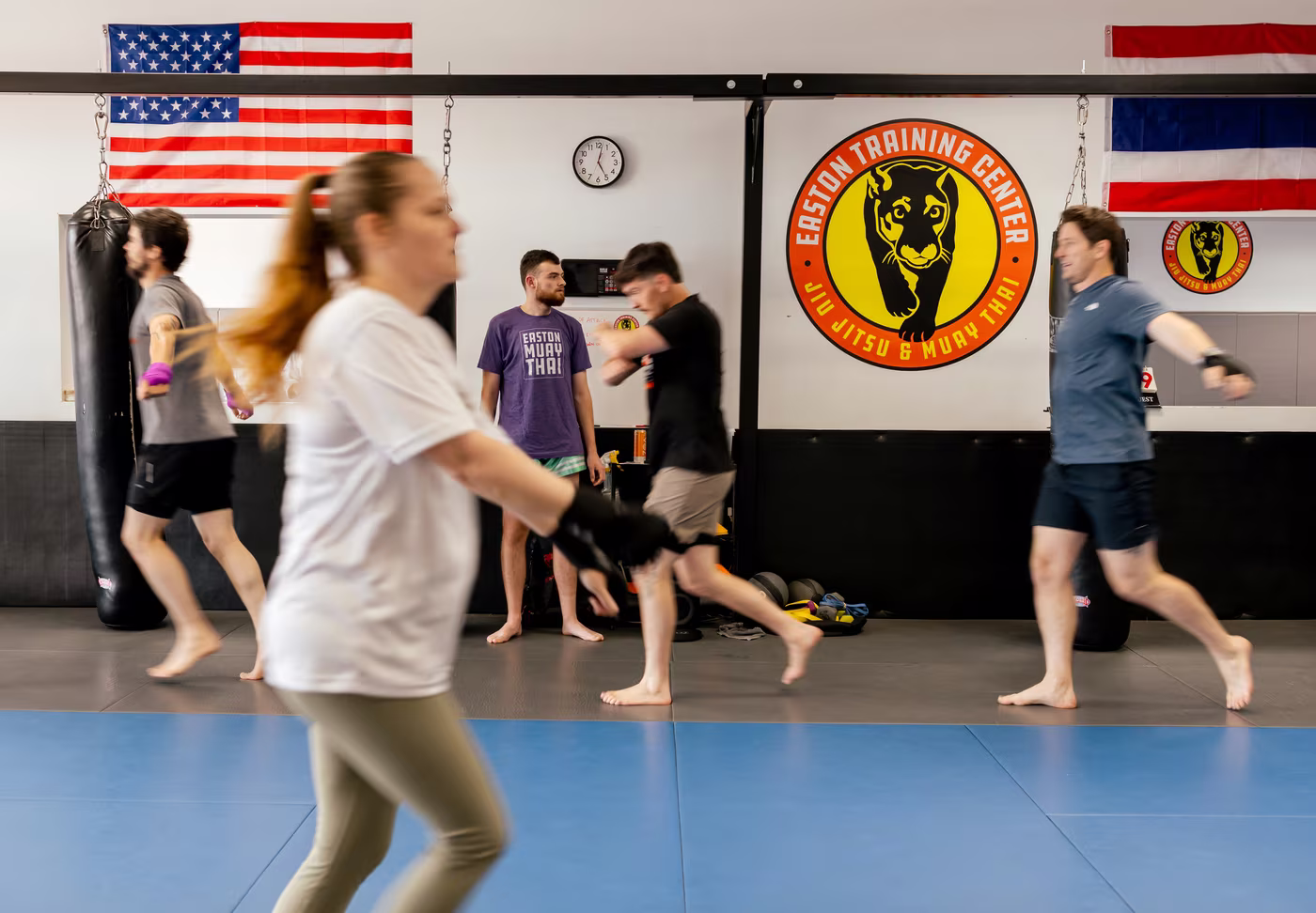 Kickboxing training at Easton Centennial