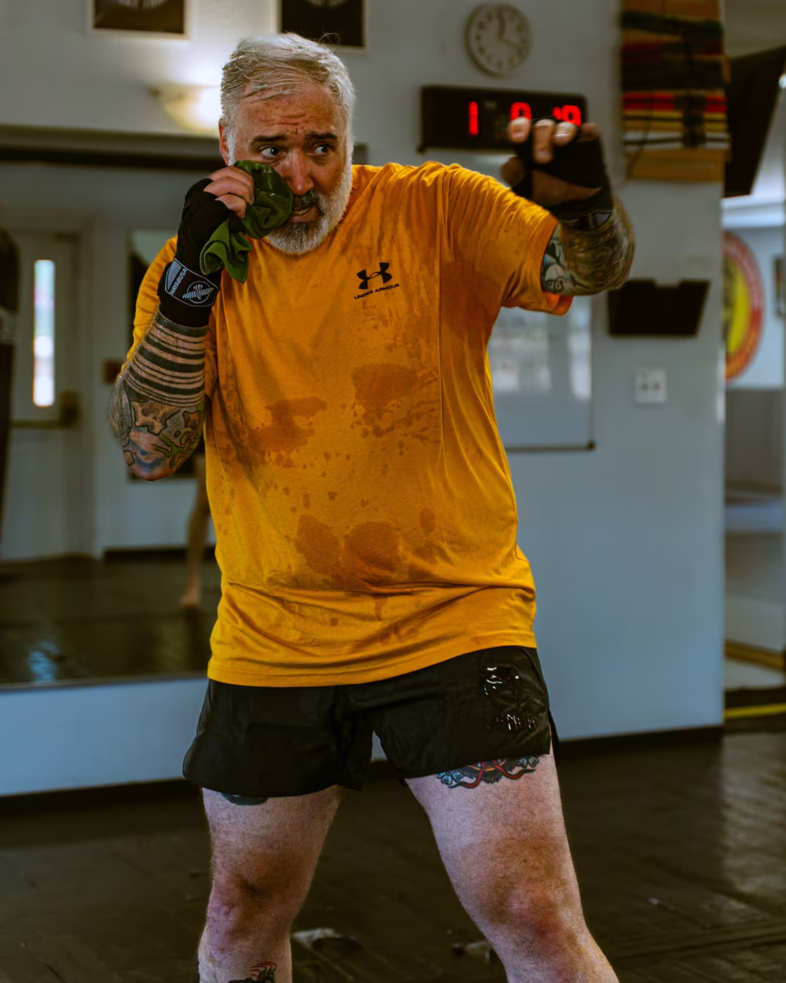 Kickboxing training at Easton Longmont