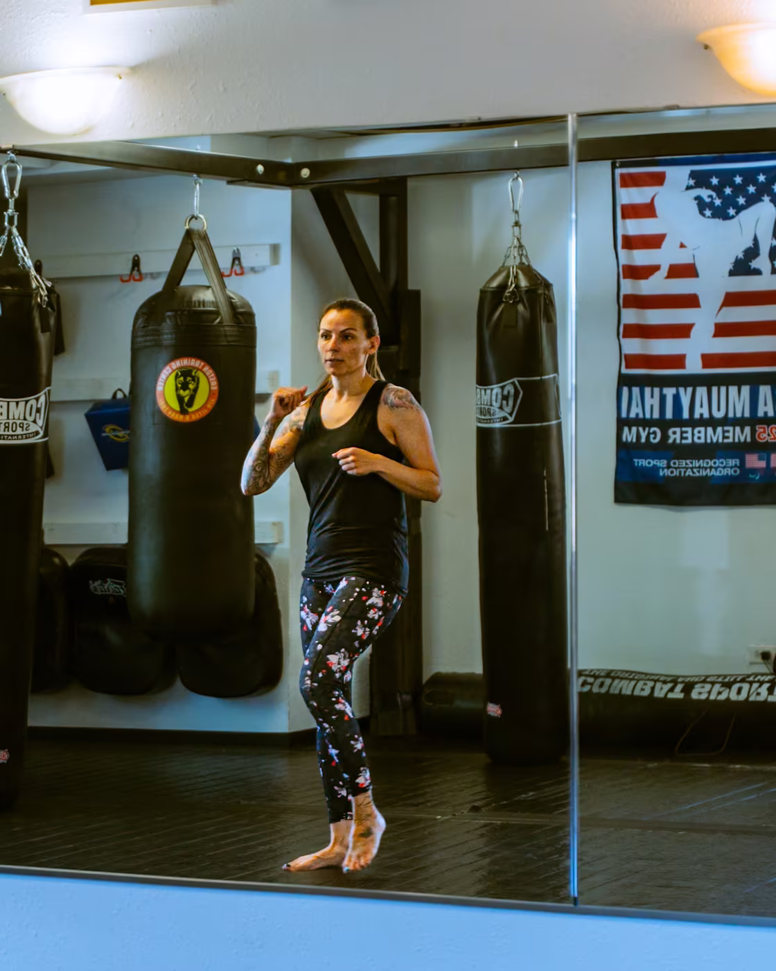 Kickboxing training at Easton Longmont