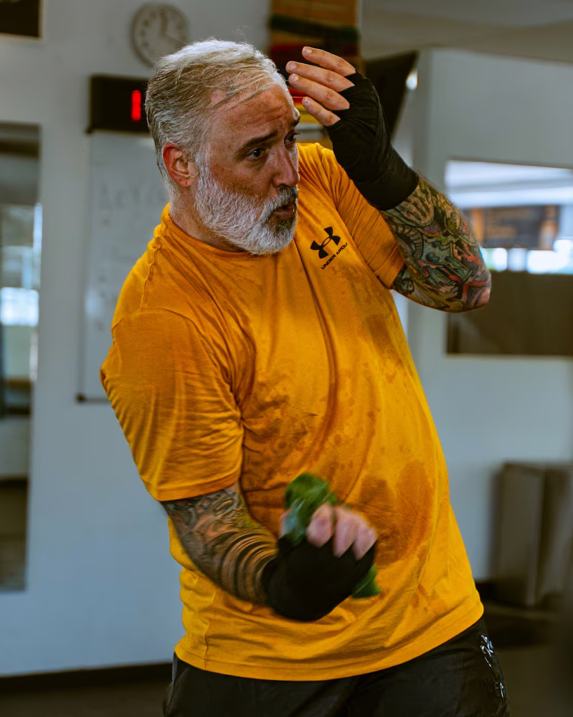 Kickboxing training at Easton Longmont