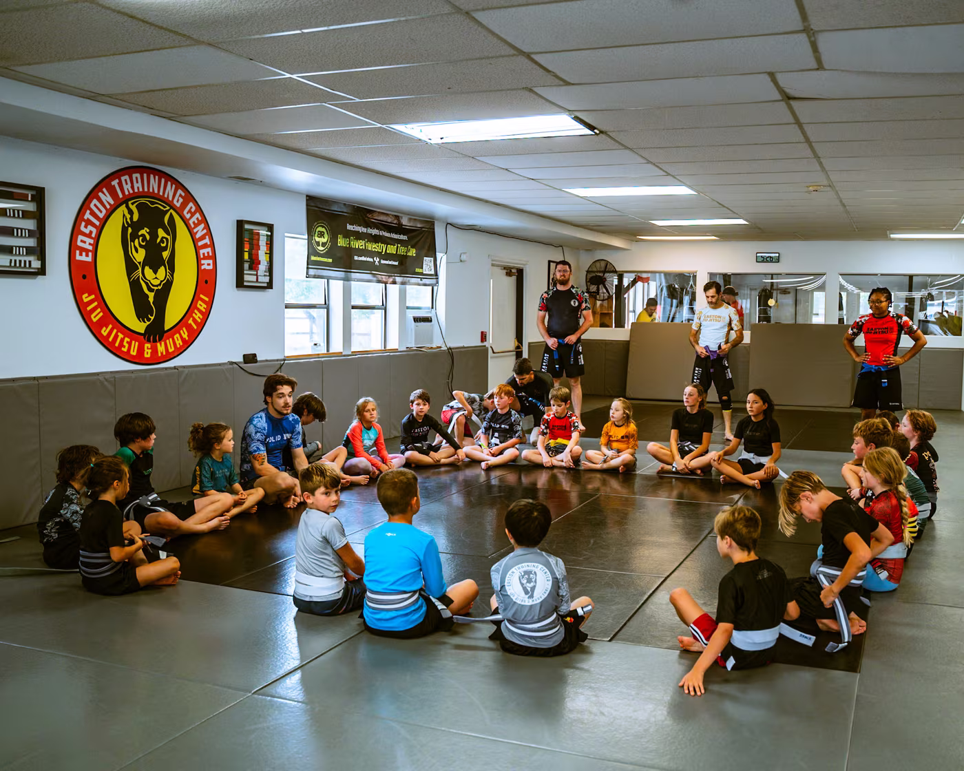 Kids Brazilian Jiu Jitsu class at Easton Longmont