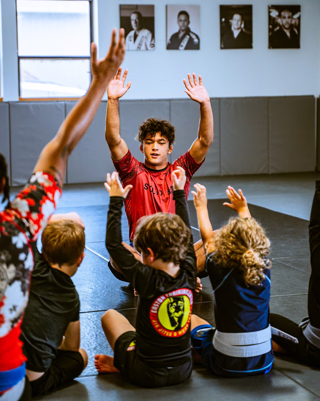 Kids Brazilian Jiu Jitsu class at Easton Longmont