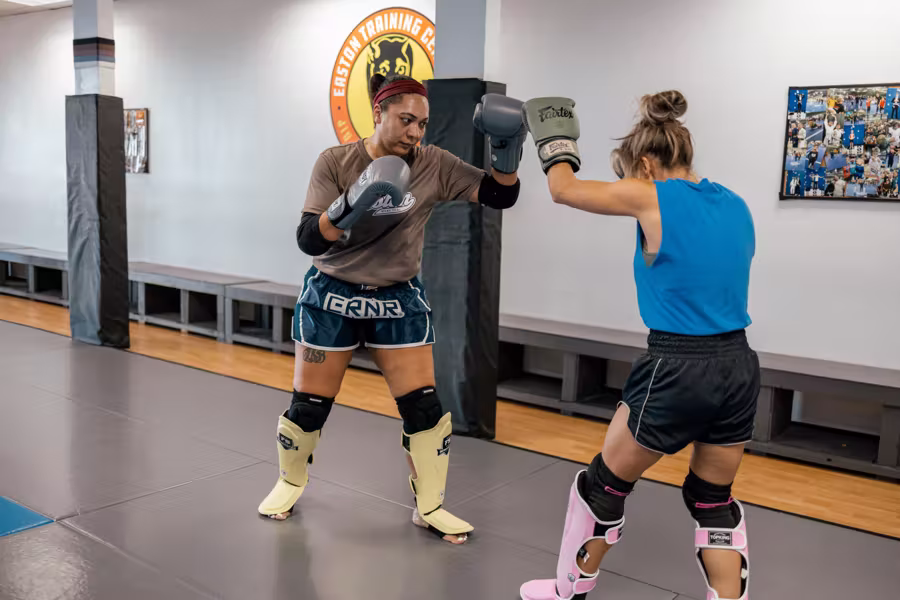Women’s Muay Thai class at Easton Centennial