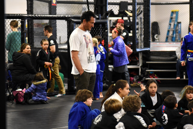 Professor Easton at the BJJ In-House Tournament