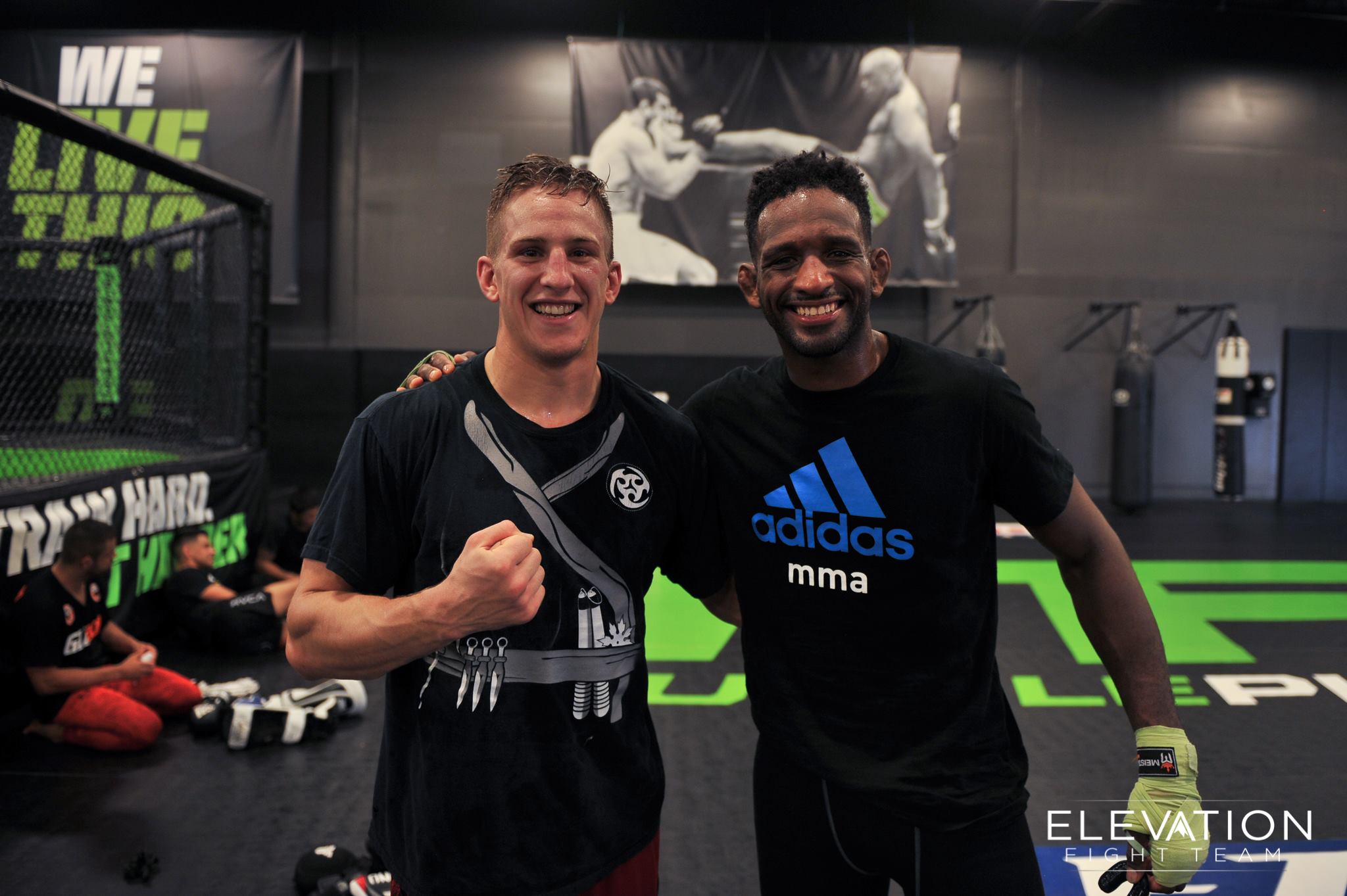 Fighters Bojan Velickovic and Neil Magny