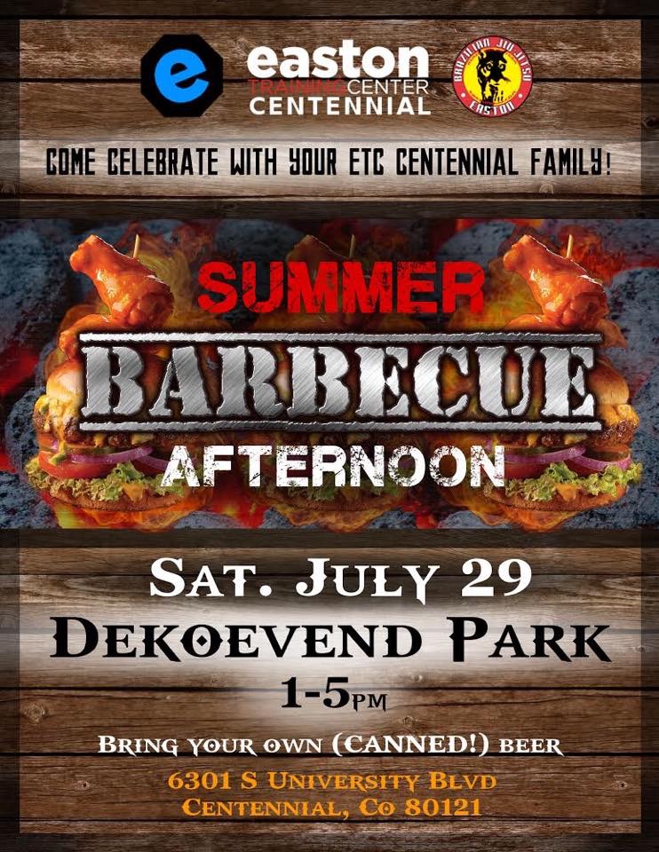 Centennial Summer Barbecue flier