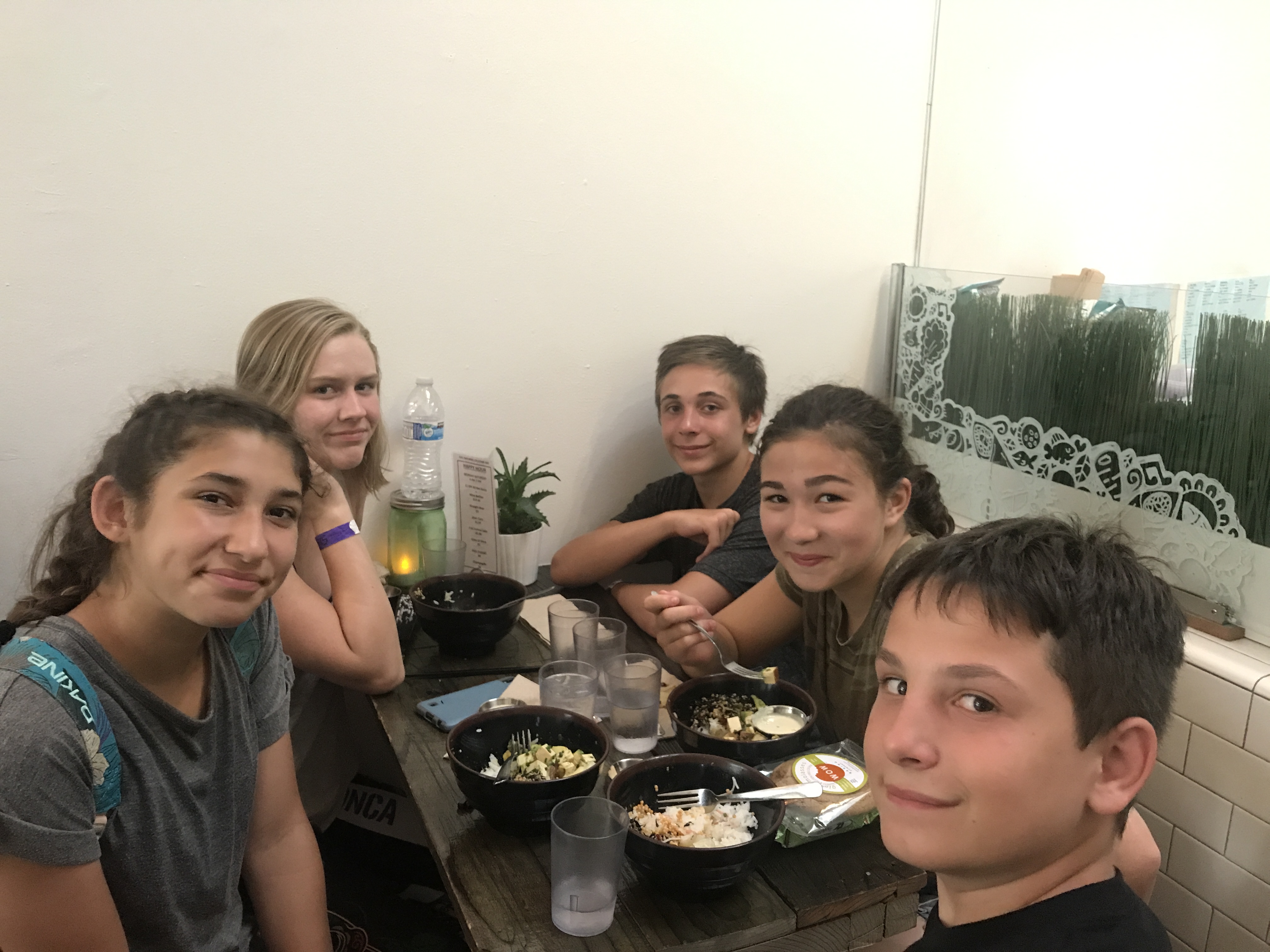 Easton Centennial Kids Travel to California and Eat