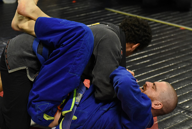 Closed guard at in-house BJJ tournament