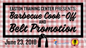 Easton Training Center Belt Promotion BBQ Fundraiser Event June 23 2018