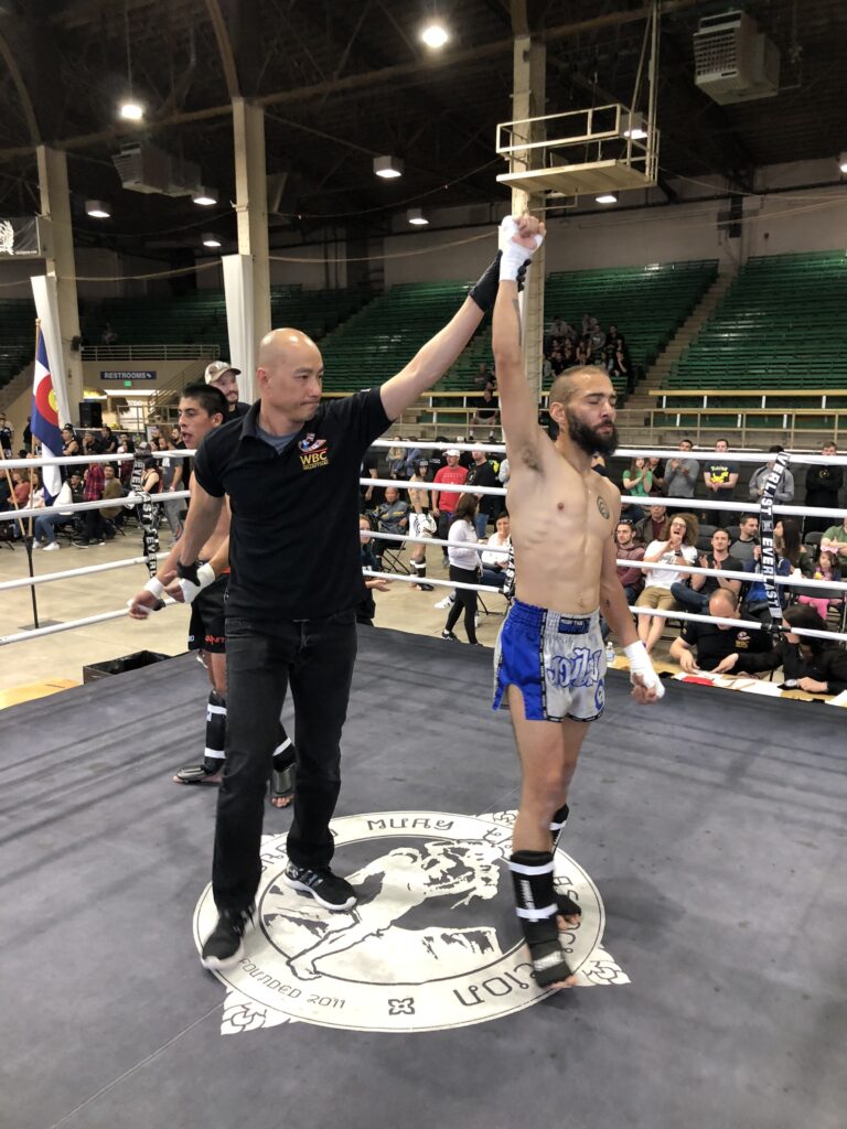 Chino wins at Colorado State Muay Thai Event