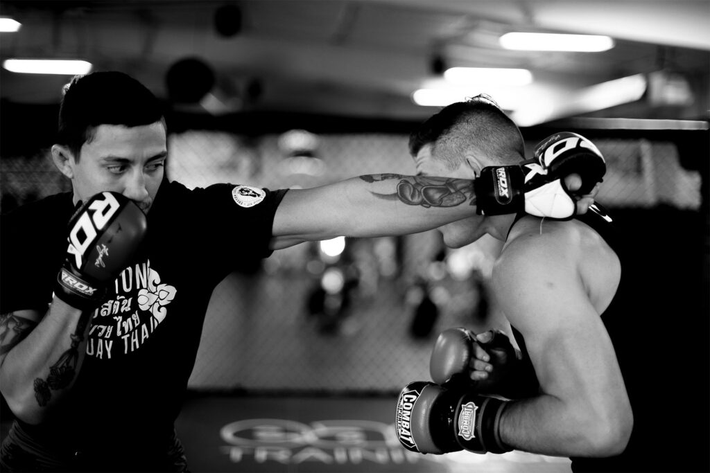 An image of an MMA lesson at Easton Training Center