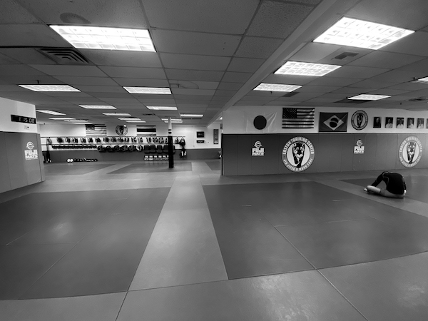 An image of the inside mat space used for Brazilian Jiu-Jitsu, Muay Thai, and Kickboxing classes at Easton in Centennial, CO.