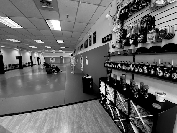An image of the mat space and pro shop at Easton Training Center in Centennial.