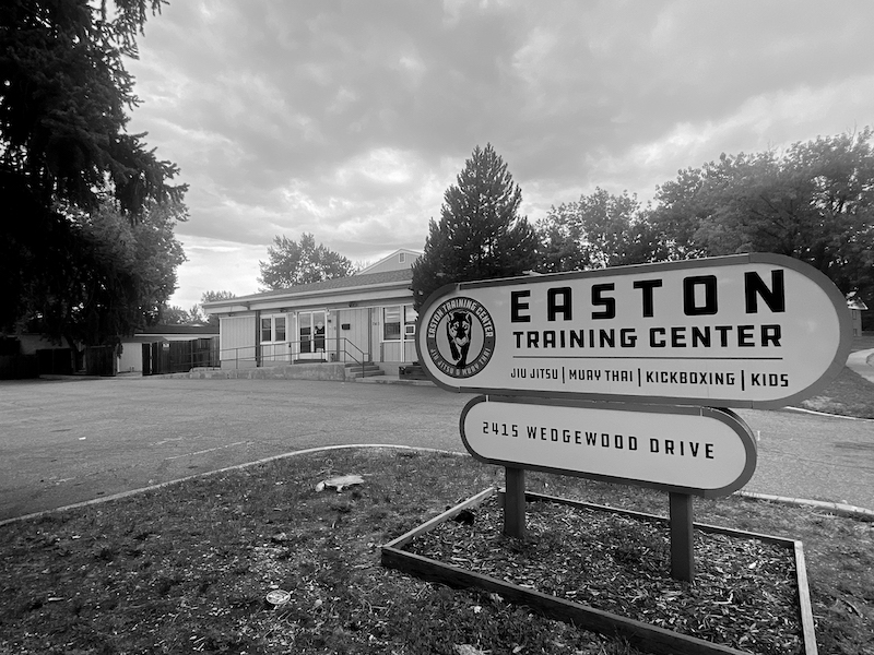 An image of the storefront of Easton Training Center in Longmont, Colorado.