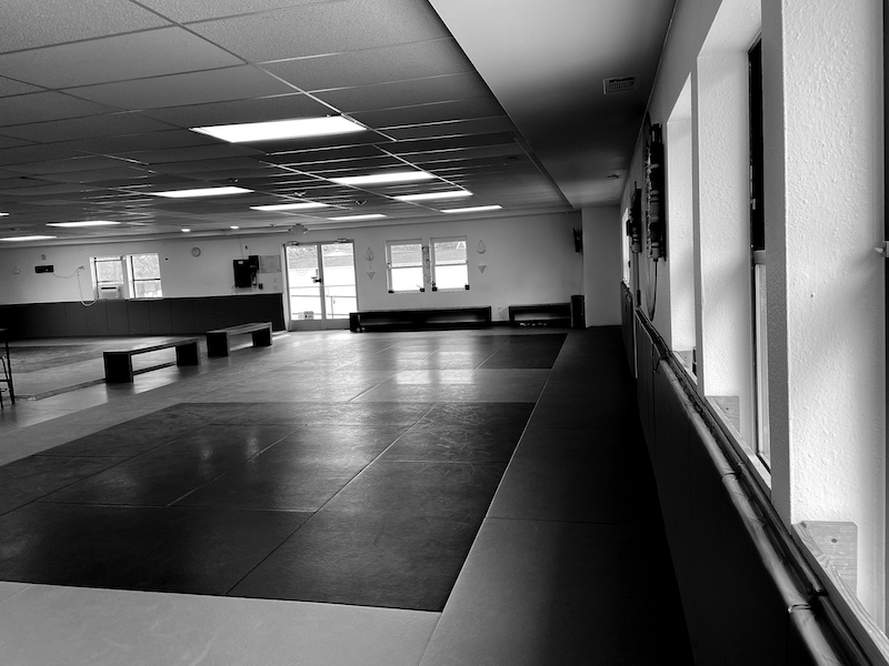 An image of the mats for Brazilian Jiu-Jitsu classes in Longmont, Colorado.