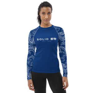 Women's Blue Belt Adult Rash Guard
