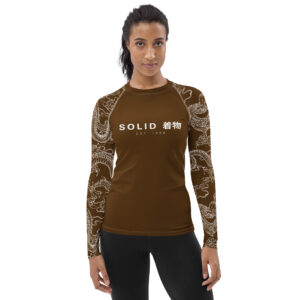 Women's Brown Belt Adult Rash Guard