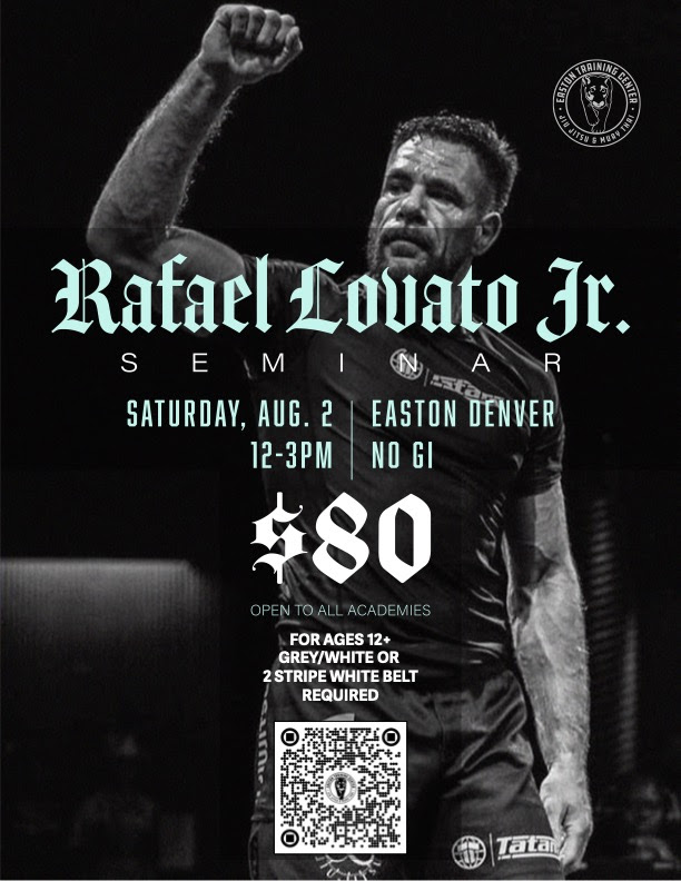 Rafael Lovato Jr. BJJ Seminar at Easton Training Center in Denver