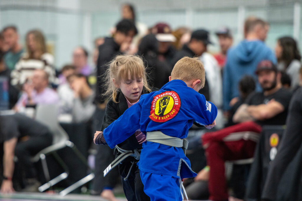 Kids competing in a BJJ Local Competitions Colorado