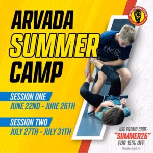 Flyer for kids summer camp in Arvada, Colorado