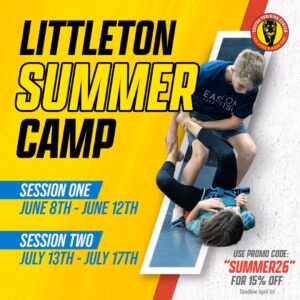 Flyer for kids summer camp in Littleton, Colorado