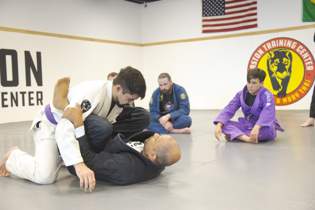 Jiu Jitsu drills in Easton Lowry