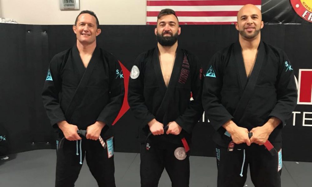 Professor Peter Straub flanked by Professors Amal Easton and Eliot Marshall