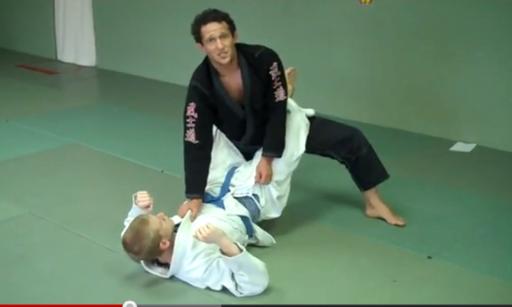 Professor Amal Easton demonstrating Pass Guard