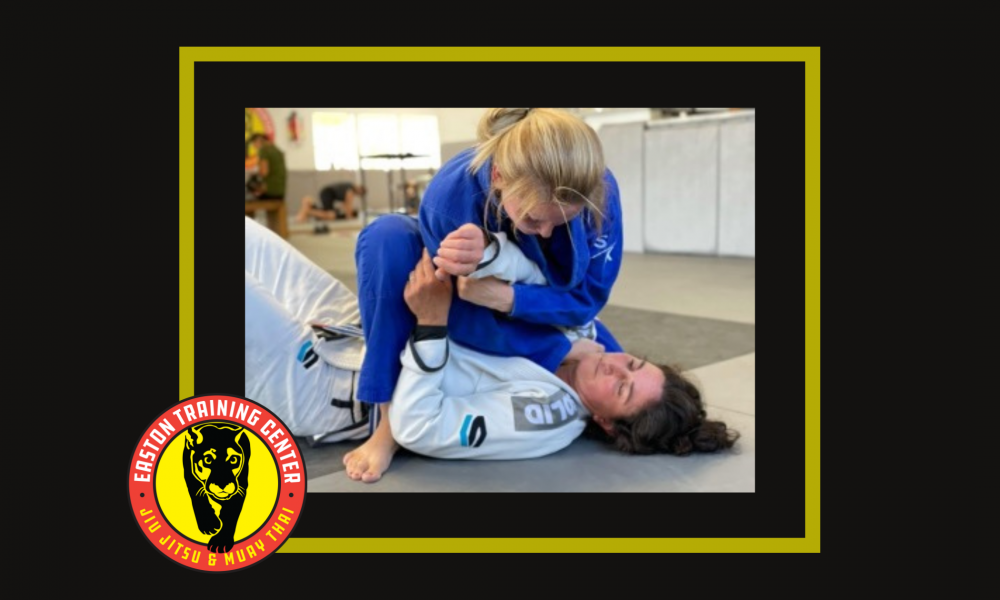 two women in bjj class