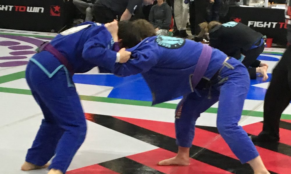 competing in jiu-jitsu